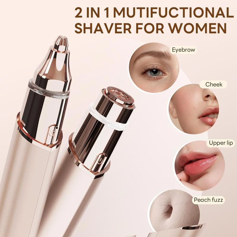 🥳2026 HOT SALE🥳💞50K+ SOLD!⏰💖2‑in‑1 Facial Hair Remover – Gentle, painless & precise. Ergonomic blade, LED light. Smooth skin instantly. ✨🌸