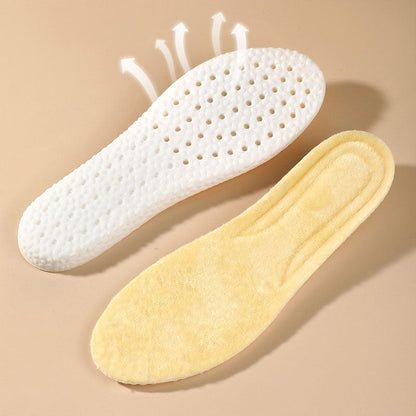 [Warm Gift] Thickened Short Plush Warm Shoe Insoles