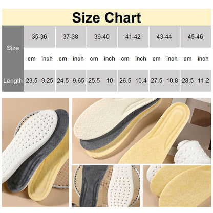 [Warm Gift] Thickened Short Plush Warm Shoe Insoles