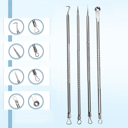 🔥Limit Time 50% OFF🔥Stainless Steel Blackhead Remover Tool Kit