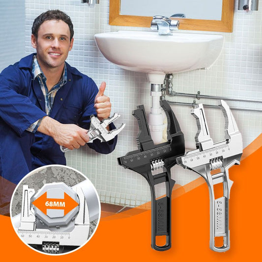 ⏳Limited time 53% off💥Reversible Sink Wrench With 6-68mm Jaw Opening