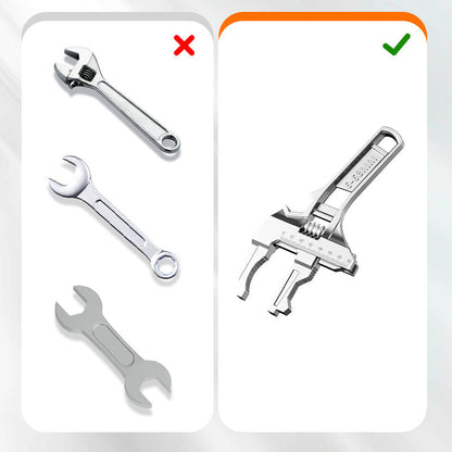 ⏳Limited time 53% off💥Reversible Sink Wrench With 6-68mm Jaw Opening