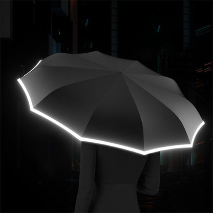 🔥Get 50% Off 🔥💥Buy 2 Save 5 %✈️Reflective Safety Strip Ring Buckle Umbrella