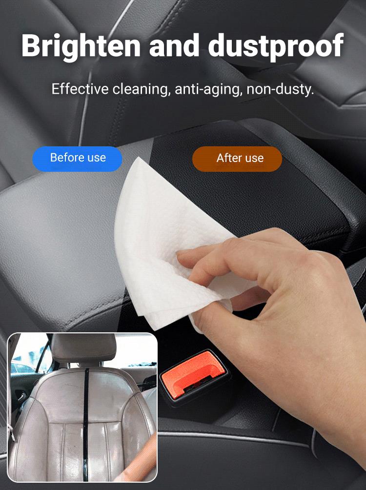 🚗 BUY 2 GET 1 FREE! 🧼 Car Interior Coating Wipes – Instant Shine, Dust Repellent & Anti-Scratch ✨