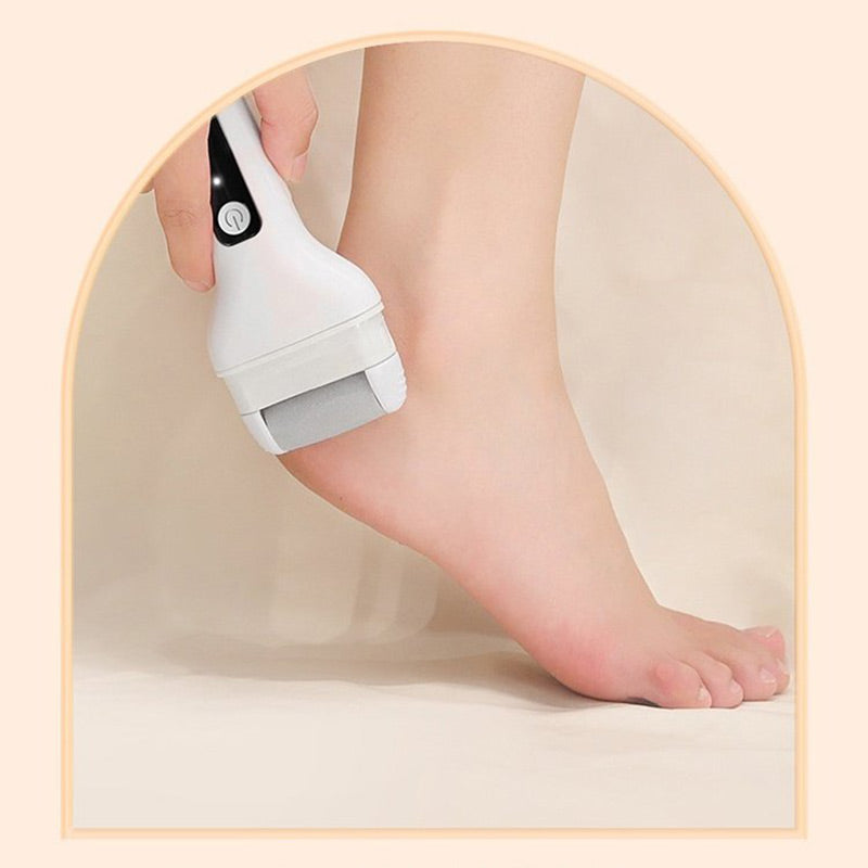 🔋🦶Rechargeable Electric Foot Exfoliating Scrubber🌟 Gently Exfoliates, Smooths Feet, Essential for Home Pedicures!