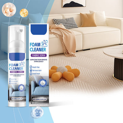 🥳HOT SALE🥳💞50K+ SOLD! 🛋️✨ 50% OFF! Powerful Fabric Sofa Foam Cleaner – Lifts stains & embedded dirt without scrubbing. No residue, no rinsing – gentle yet powerful! 🧼💨