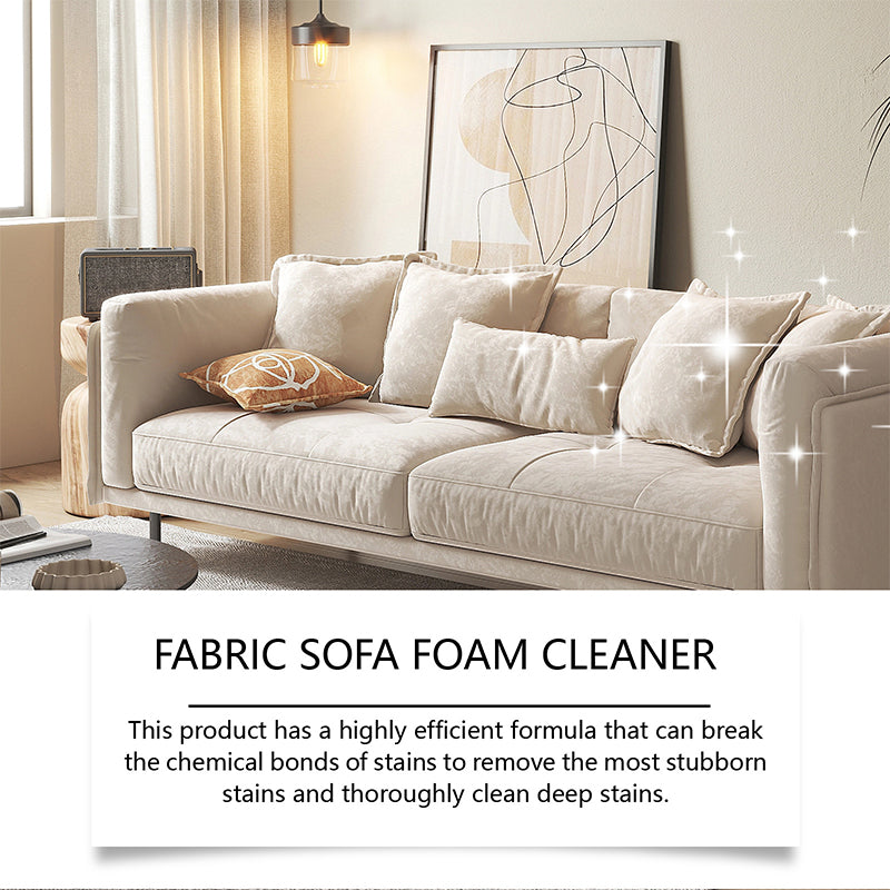 🥳HOT SALE🥳💞50K+ SOLD! 🛋️✨ 50% OFF! Powerful Fabric Sofa Foam Cleaner – Lifts stains & embedded dirt without scrubbing. No residue, no rinsing – gentle yet powerful! 🧼💨