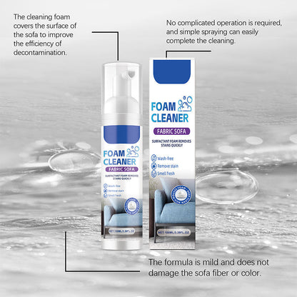 🥳HOT SALE🥳💞50K+ SOLD! 🛋️✨ 50% OFF! Powerful Fabric Sofa Foam Cleaner – Lifts stains & embedded dirt without scrubbing. No residue, no rinsing – gentle yet powerful! 🧼💨
