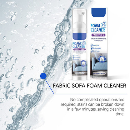 🥳HOT SALE🥳💞50K+ SOLD! 🛋️✨ 50% OFF! Powerful Fabric Sofa Foam Cleaner – Lifts stains & embedded dirt without scrubbing. No residue, no rinsing – gentle yet powerful! 🧼💨