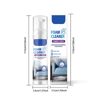 🥳HOT SALE🥳💞50K+ SOLD! 🛋️✨ 50% OFF! Powerful Fabric Sofa Foam Cleaner – Lifts stains & embedded dirt without scrubbing. No residue, no rinsing – gentle yet powerful! 🧼💨