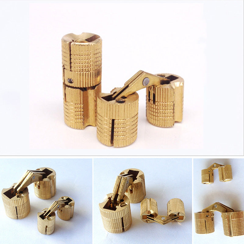 🪛🔗4PCS Concealed Brass Hinges🔥