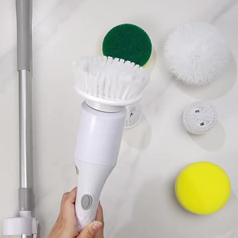 🏆Hot Sale 50% OFF⏳Waterproof Telescopic Electric Spin Scrubber