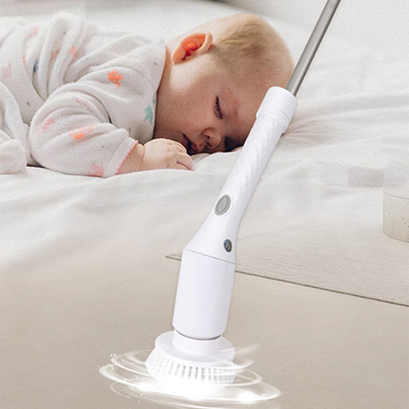 🏆Hot Sale 50% OFF⏳Waterproof Telescopic Electric Spin Scrubber