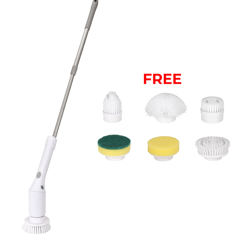 🏆Hot Sale 50% OFF⏳Waterproof Telescopic Electric Spin Scrubber