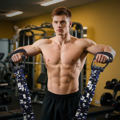 💪 50% OFF NOW! ✨ Natural Latex 3-Hole Resistance Bands - Professional Grade Elastic Bands for Physical Therapy & Strength Training 🏋️‍♂️🔗