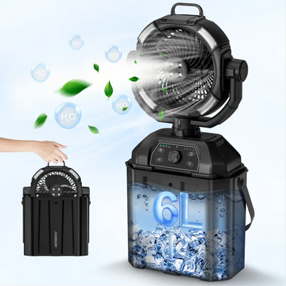 🌀 50% OFF NOW! 🏕️ Portable Camping Multifunction Fan – Rechargeable, 3 Speeds & Built-In Light for Outdoor & Home Use 💡 Free Shipping
