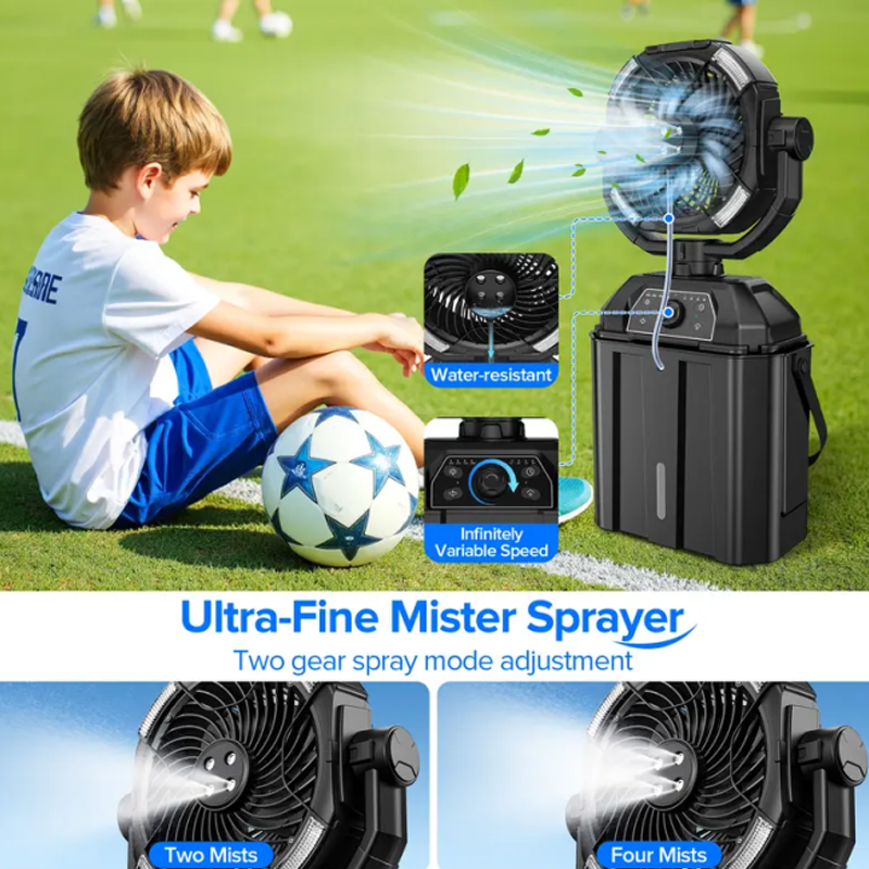 🌀 50% OFF NOW! 🏕️ Portable Camping Multifunction Fan – Rechargeable, 3 Speeds & Built-In Light for Outdoor & Home Use 💡 Free Shipping