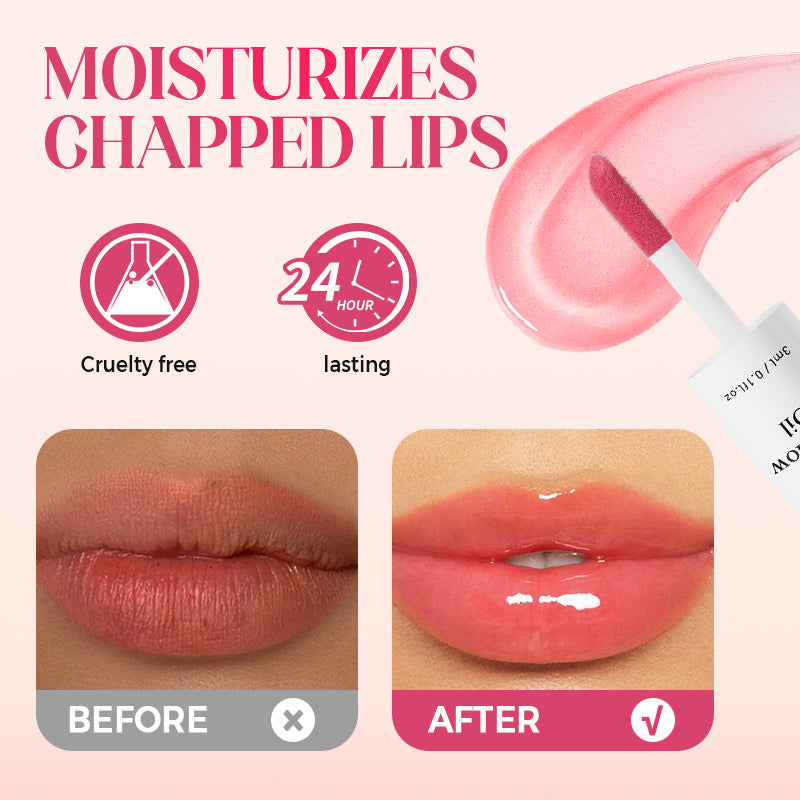 🥳2026 HOT SALE🥳💞50K+ SOLD!💗💋 LAST DAY! BUY 1 GET 1 FREE – Tinted Lip Glow Oil – 24hr hydration, natural glossy tint. Lightweight, non‑sticky. Your perfect pout in a tube! 💖✨
