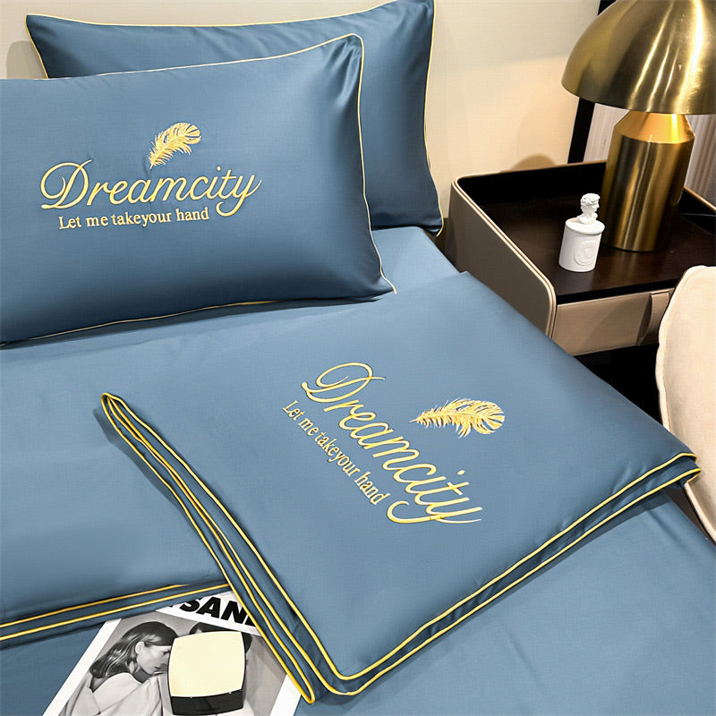 ⏳Time-Limited Special⏰Summer Simple Ice Silk Quilt❄️ Ultra Cool Anti-Sweat Thin Quilt, Machine Washable Bedding