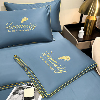 ⏳Time-Limited Special⏰Summer Simple Ice Silk Quilt❄️ Ultra Cool Anti-Sweat Thin Quilt, Machine Washable Bedding