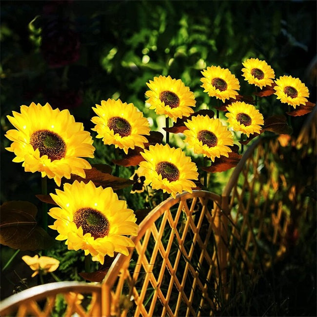 🌻 LIMITED-TIME 50% OFF! ✨ Sunflower Solar Lights – Auto On/Off, 14H Glow, IP65 Waterproof ☀️