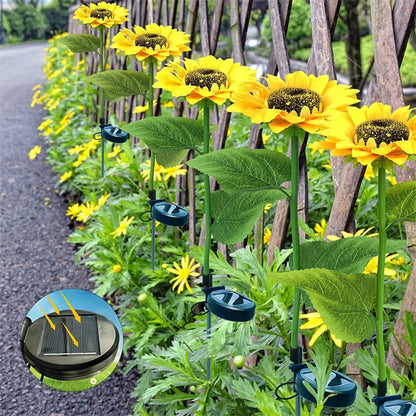 🌻 LIMITED-TIME 50% OFF! ✨ Sunflower Solar Lights – Auto On/Off, 14H Glow, IP65 Waterproof ☀️