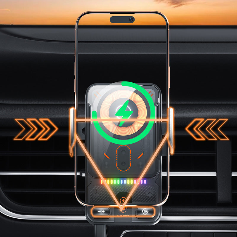 📢📢50%  OFF !! ⏰Over 50,000 sold! 📱Smart 2-in-1 Car Rotating Mobile Phone Holder & Wireless Charger⚡