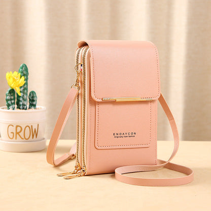 👜 📱 Women's Touch Screen Messenger Bag – Smart Phone Charging, Anti-Theft & Water-Resistant ✨