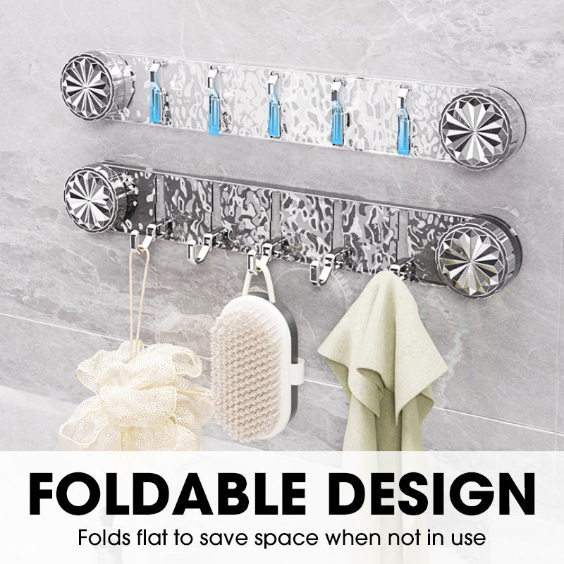 🪝 BUY 2 GET 1 FREE! 🛠️ Stylish Wall Hook Organizer – Space Saving, Rust Proof & Easy Install ✨