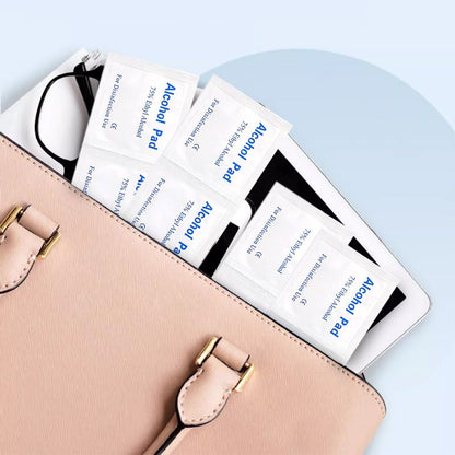 🌟🧼 Disposable alcohol swabs with 75% ethyl alcohol