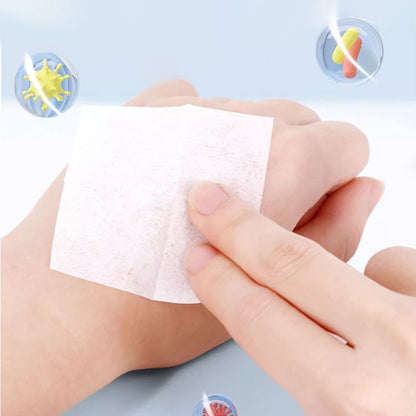 🌟🧼 Disposable alcohol swabs with 75% ethyl alcohol