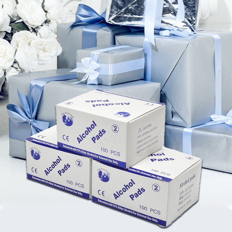 🌟🧼 Disposable alcohol swabs with 75% ethyl alcohol