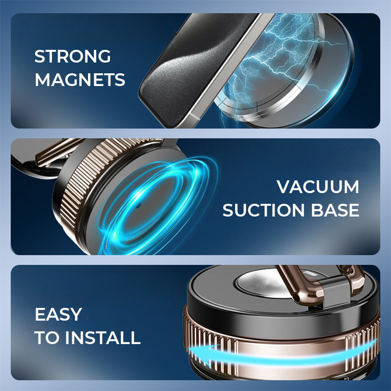 ⏰ Now only 50% off!🧲✨360° Rotating Vacuum Magnetic Phone Holder