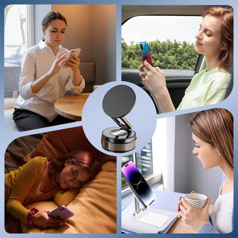 ⏰ Now only 50% off!🧲✨360° Rotating Vacuum Magnetic Phone Holder