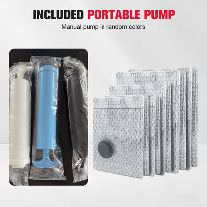 🔥 LAST DAY PROMOTION - 49%OFF 🔥 Travel Vacuum Storage Bags & Portable Pump Set