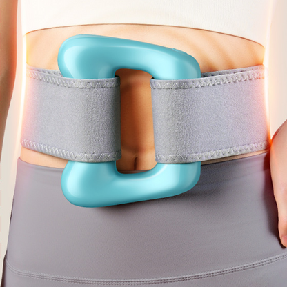 5-Speed Handheld Massager Ring with Adjustable Belt