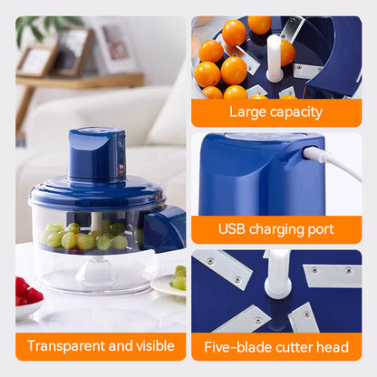 ⏳Limited-time 50% off⏰Transparent Electric Fruit and Vegetable Peeler🍇🧄