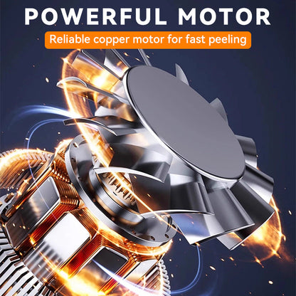 ⏳Limited-time 50% off⏰Transparent Electric Fruit and Vegetable Peeler🍇🧄