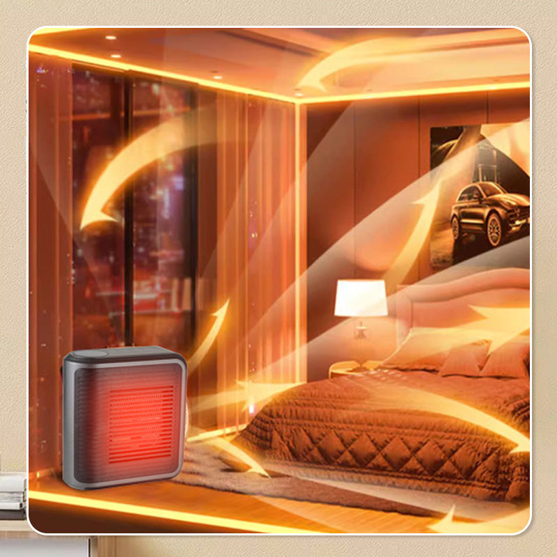 ✨2025 Hot Sale ✨800W Wall Outlet Space Heater with Adjustable Thermostat and Timer