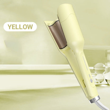 💇‍♀️🔥 Hair Crimper & Curling Wand for Beach Waves with Ionic Technology, Dual Voltage & Lightweight Design, Reducing Frizz & Damage, Perfect for Travel