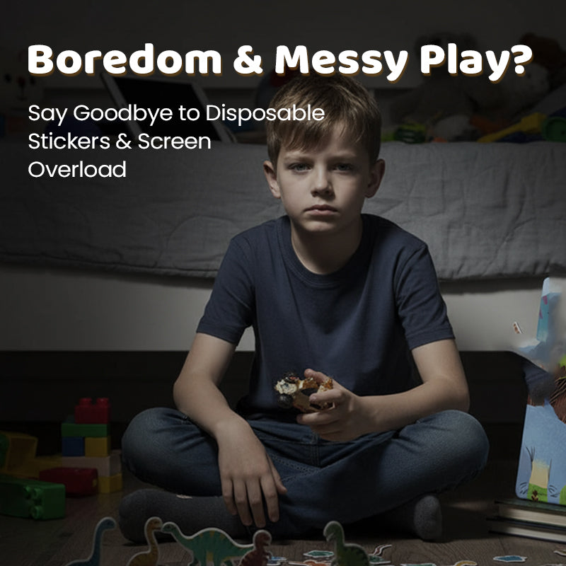 Children’s Educational Magnetic Reusable Sticker Book