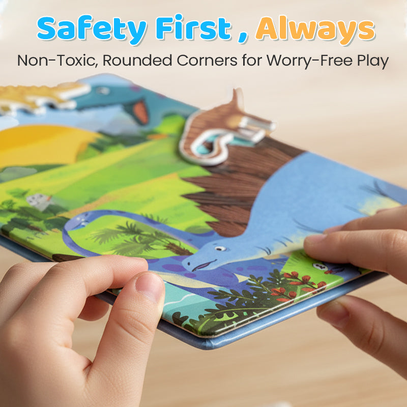 Children’s Educational Magnetic Reusable Sticker Book