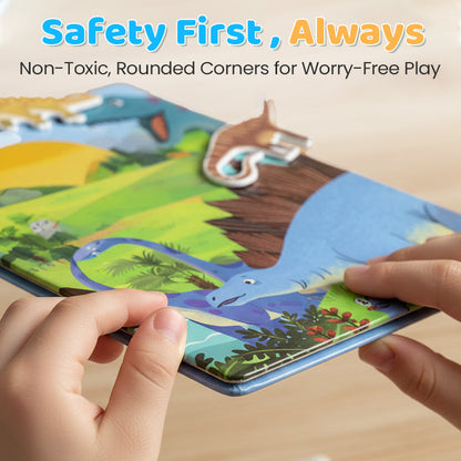 Children’s Educational Magnetic Reusable Sticker Book