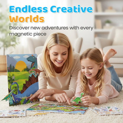 Children’s Educational Magnetic Reusable Sticker Book