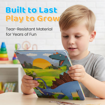 Children’s Educational Magnetic Reusable Sticker Book