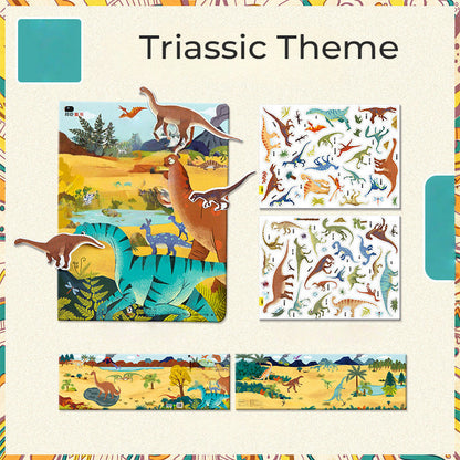 Children’s Educational Magnetic Reusable Sticker Book