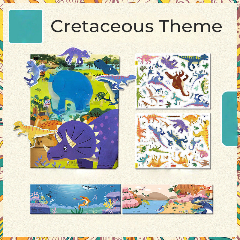 Children’s Educational Magnetic Reusable Sticker Book