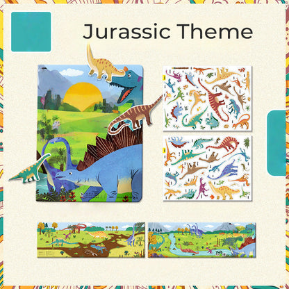 Children’s Educational Magnetic Reusable Sticker Book