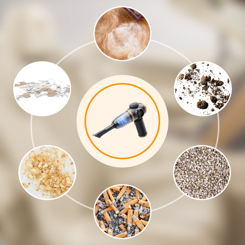 Multi-Function Wireless Handheld Car Vacuum Cleaner Set