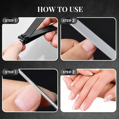 Stainless Steel Nail File for Grooming & Shaping